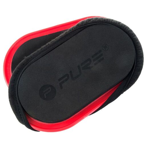 Discos deslizantes Pure2improve, 2 unidades, pretos, P2i200230