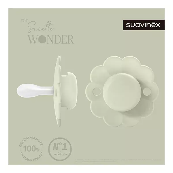 Chupeta reversível Suavinex Wonder SXPRO 0/6 meses Wonder - Quase azul-turquesa
