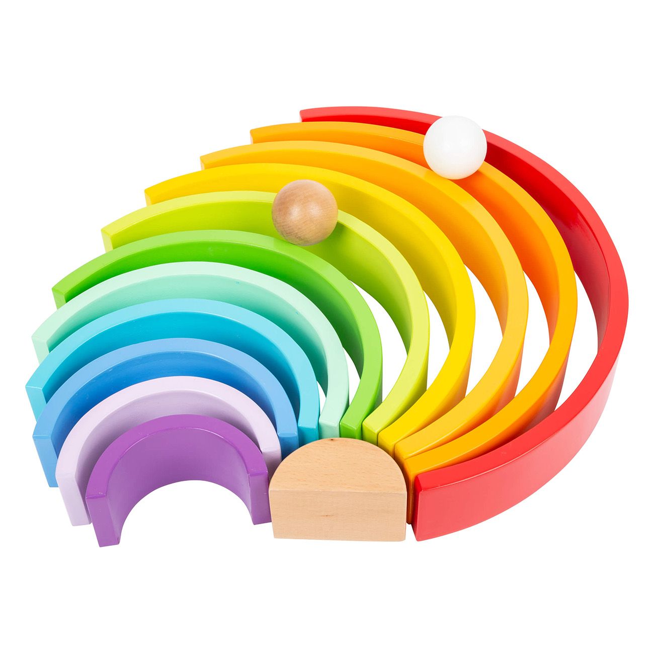 Smallfoot Holzbausteine Regenbogen XL (11412) Puzzle