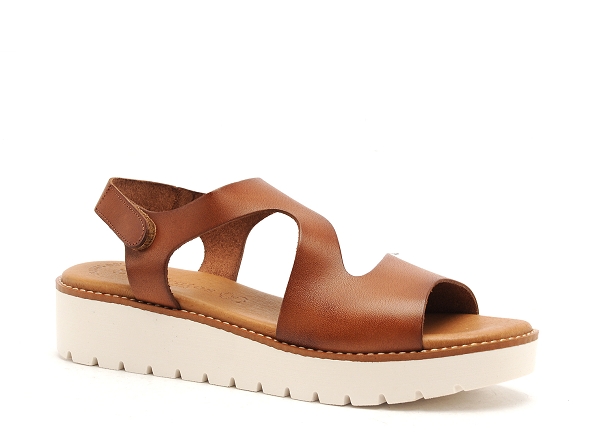 Eva frutos nu pieds plats femme 3225 marron