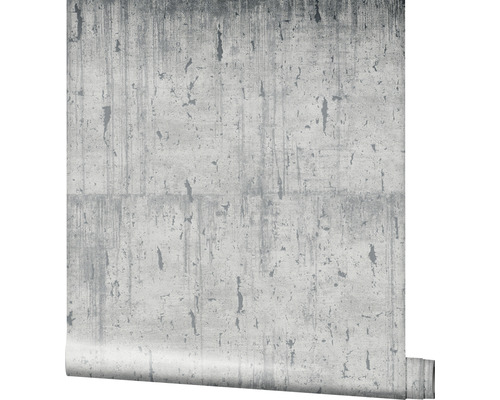 Vliesbehang 85752 Natural Opulence van Felix Diener, steenlook, grijszilver