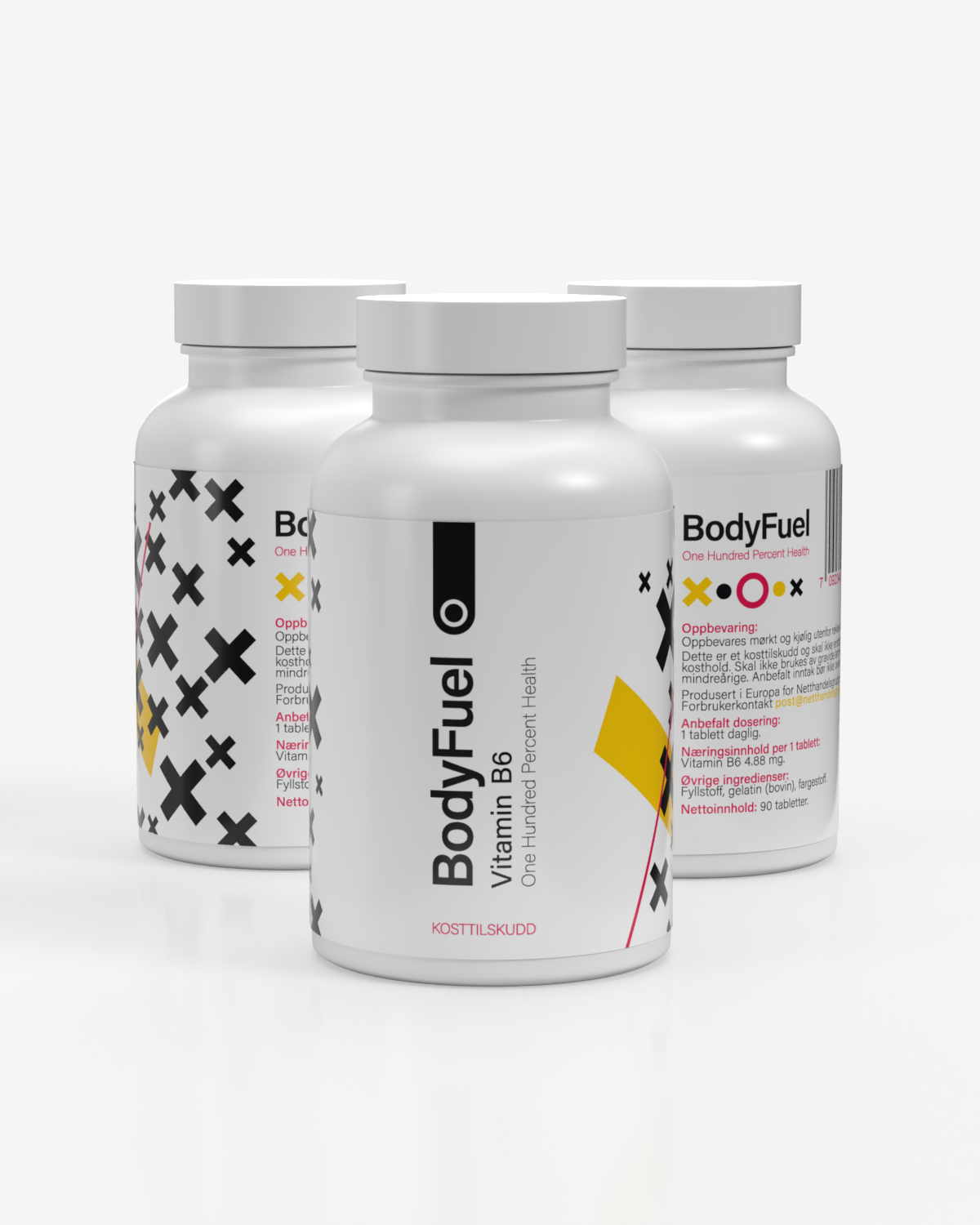 BodyFuel Vitamin B6 (3-pack)