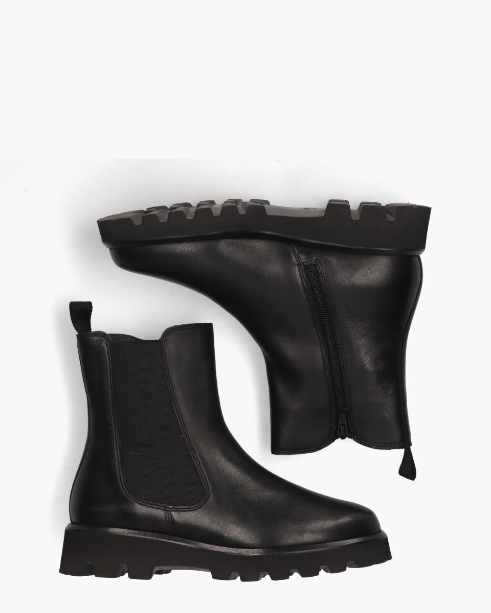 Sioux 69660 Zwart Dames Chelseaboots