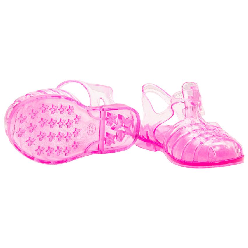 Chaussures de plage transparentes roses - Multicolore