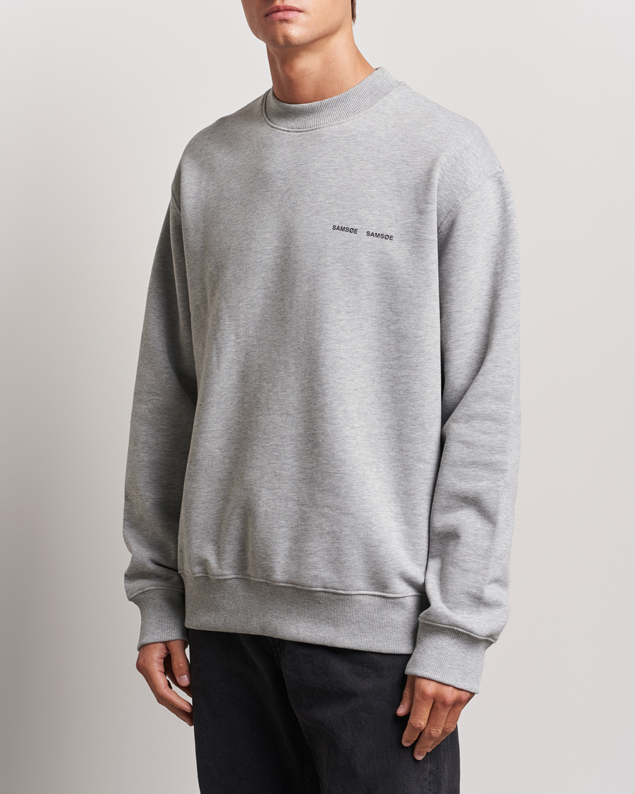 Samsøe Samsøe Norsbro Crew Neck Sweatshirt Grey Melange
