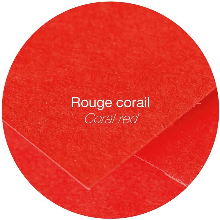 Paquet de 25 cartes pliées Pollen 135x135mm 210g/m²
