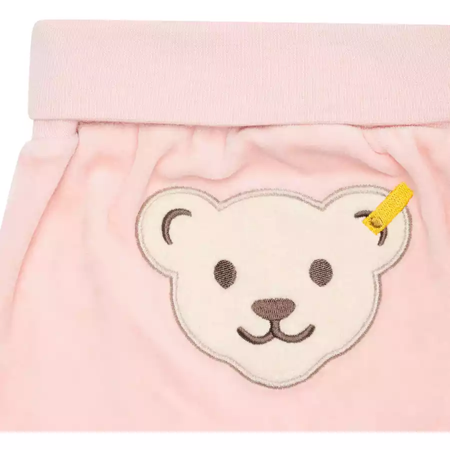 Steiff Jogginghose silver pink
