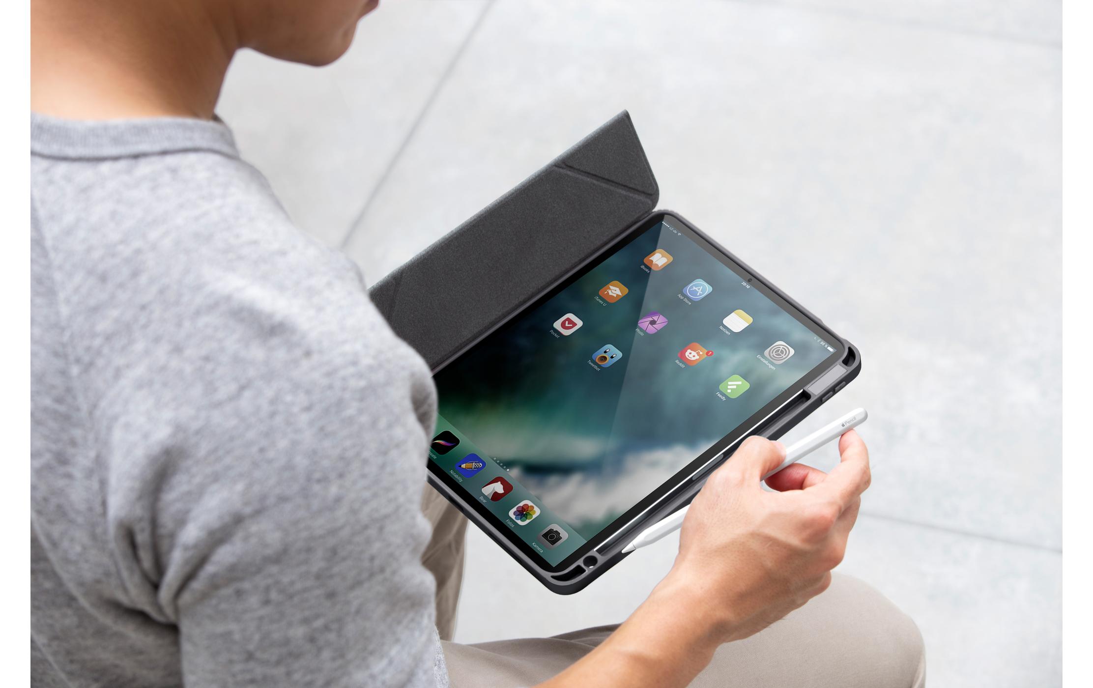 Tablet Book Cover Moven Ipad Air 11 (2024) GrauCover für das Apple iPad Air 11