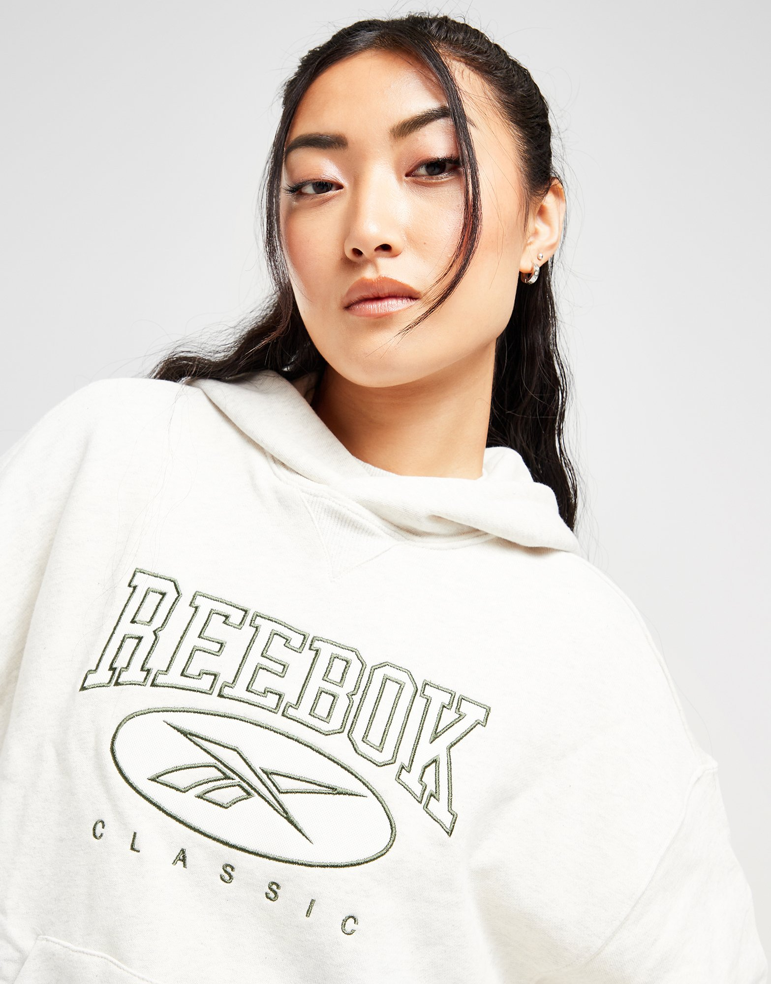 Reebok Sweat à Capuche Classic Logo Femme
