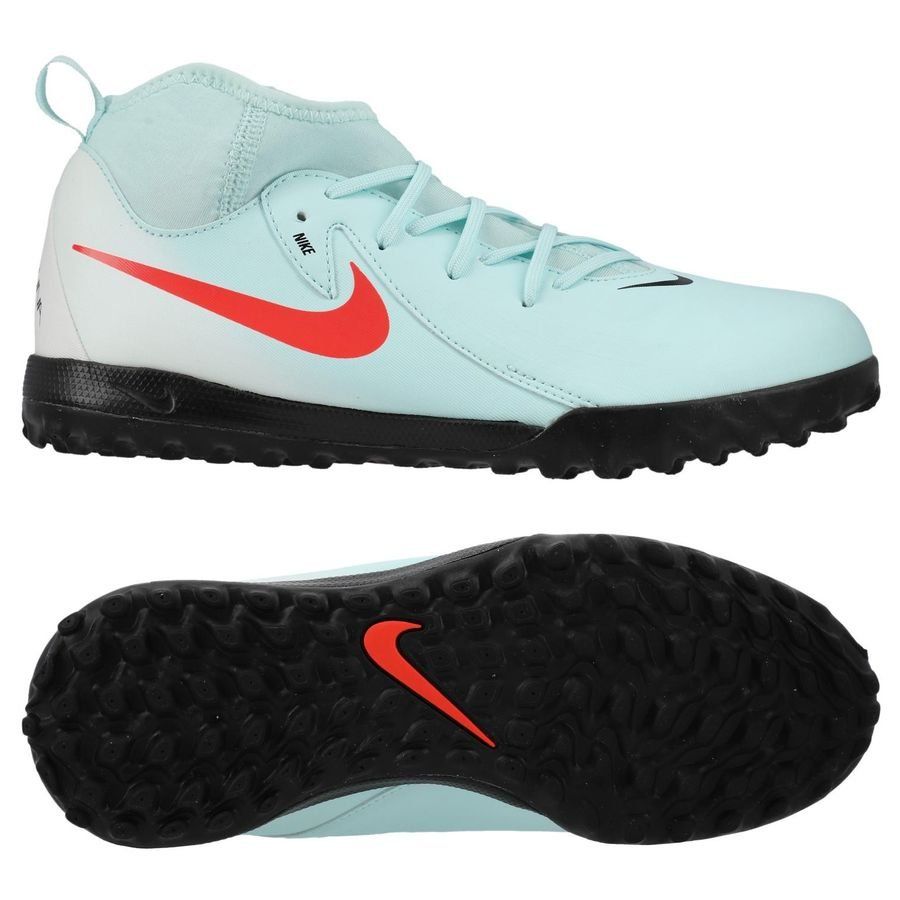 Nike Phantom Luna II Academy TF Mad Energy - Turquoise/Atomic Red/Rouge Enfant