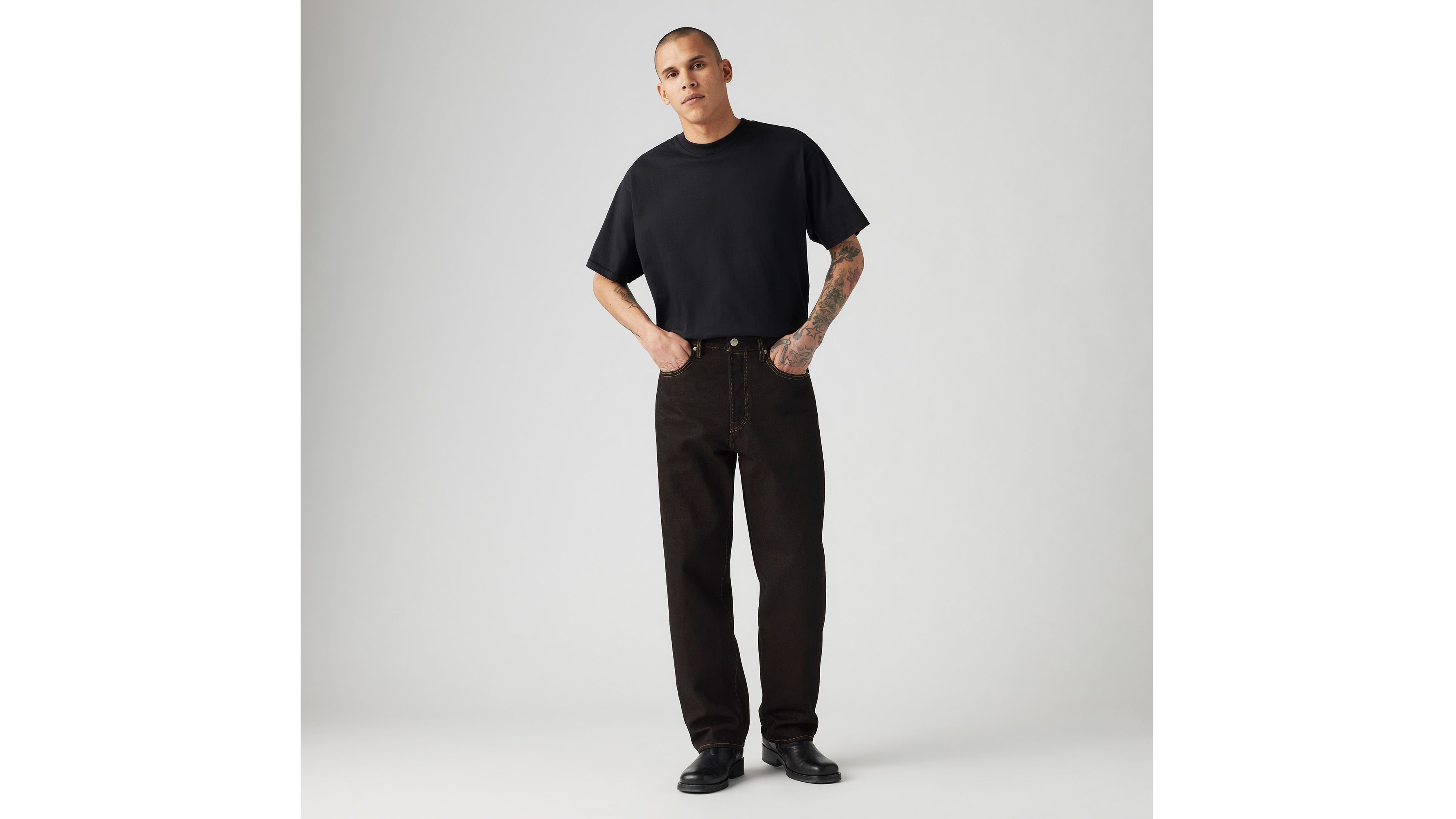 Jean Crispy Rinse Stüssy & Levi's® - Black/Brown - Noir