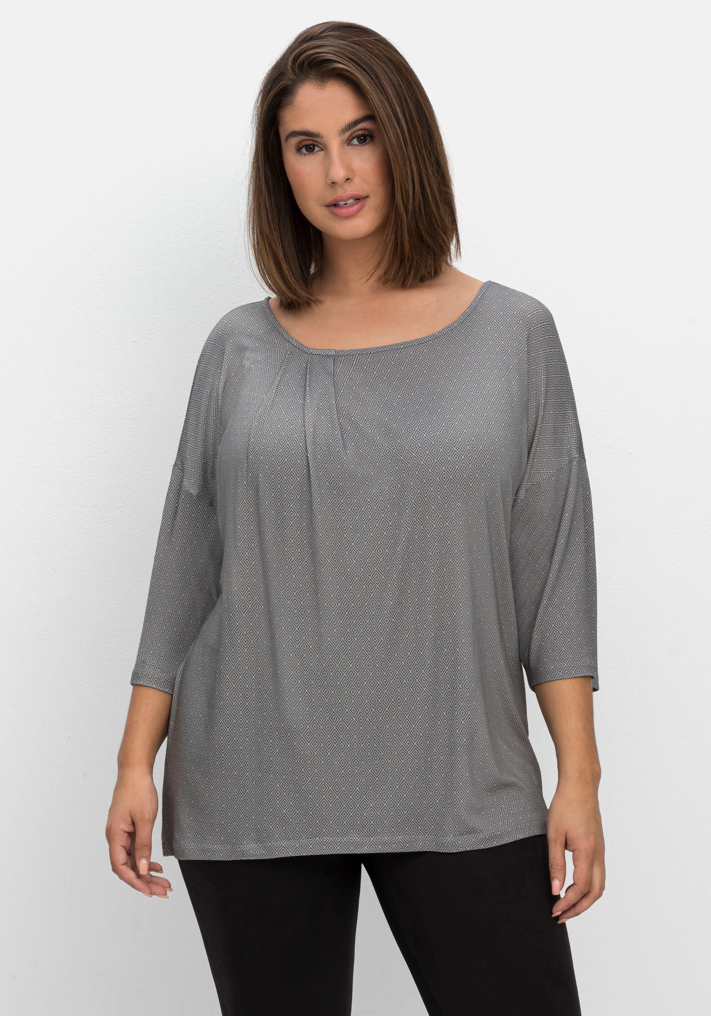 Shirt mit grafischem Druck und 3/4-Arm