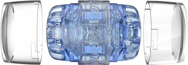 Fleshlight FLESHLIGHT - THE QUICKSHOT TURBO BLUE ICE Blue