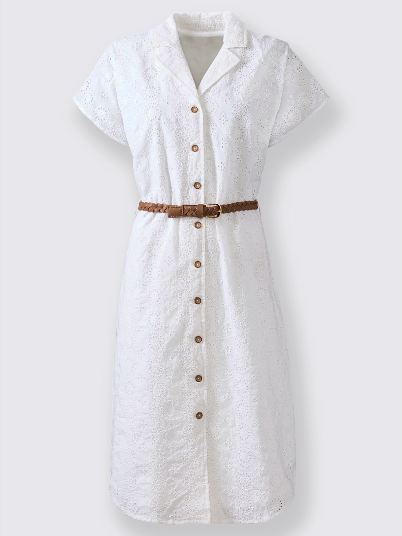 Robe dentelle de madère 100% coton