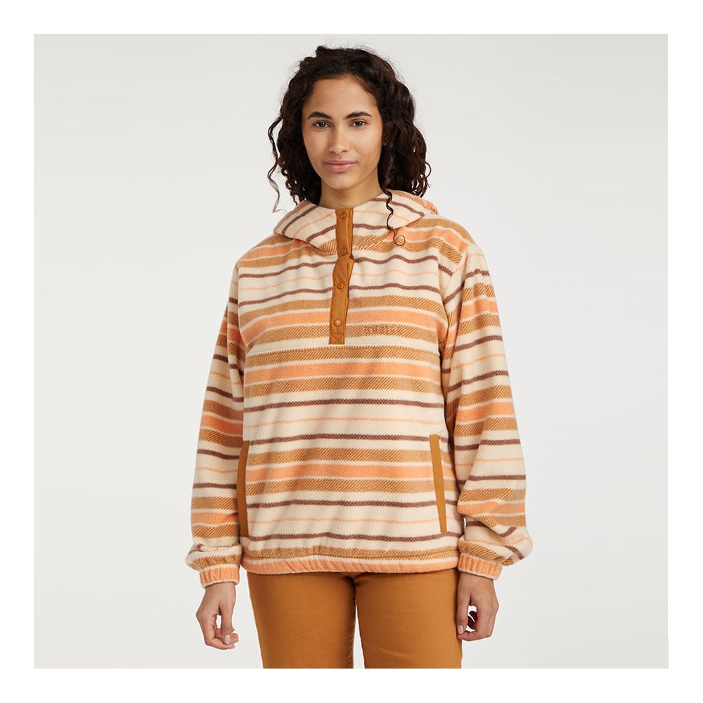 O'Neill SUPERFLEECE - Polaire Femme white crossover stripe