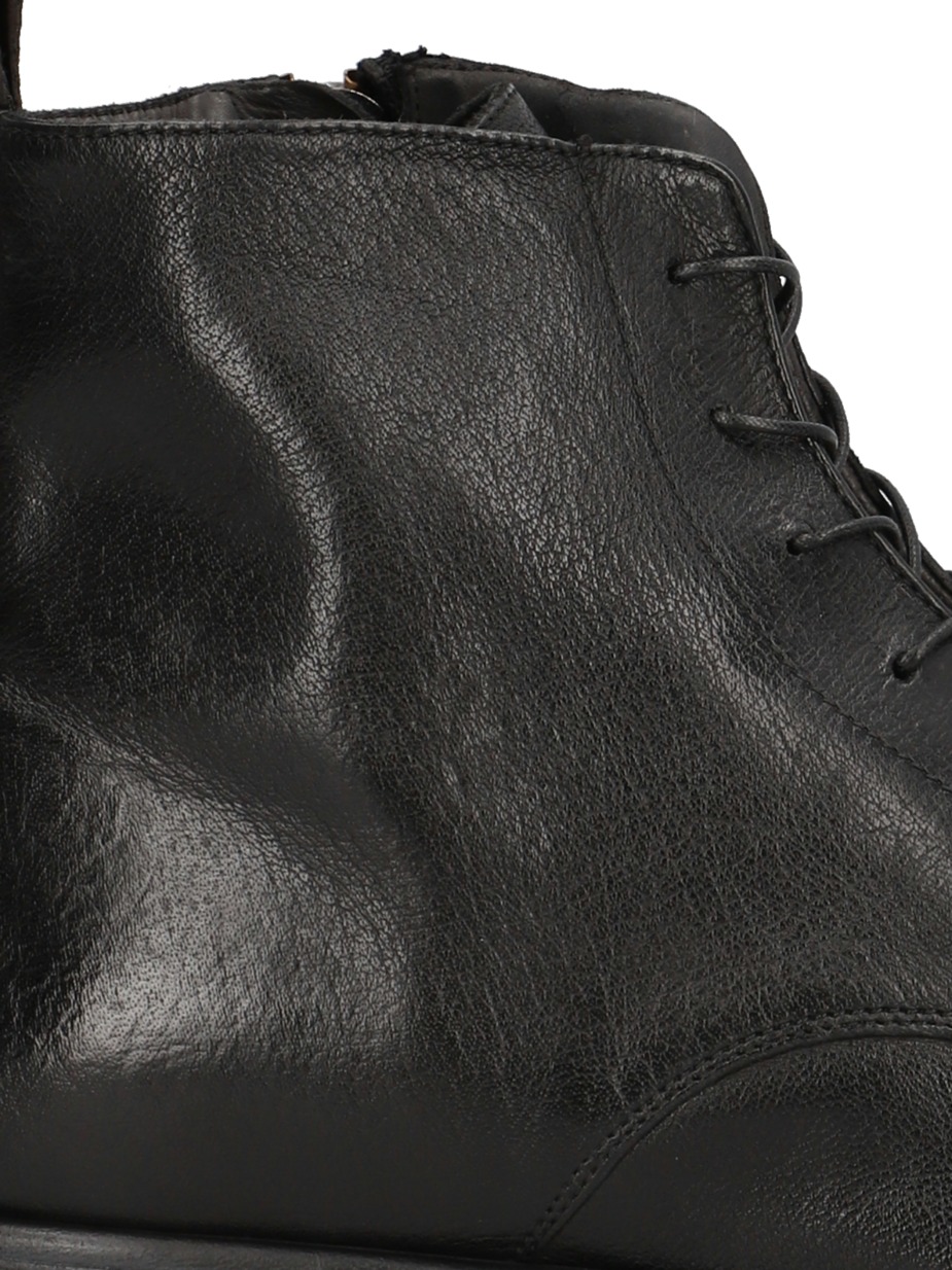 Glattleder Stiefelette
