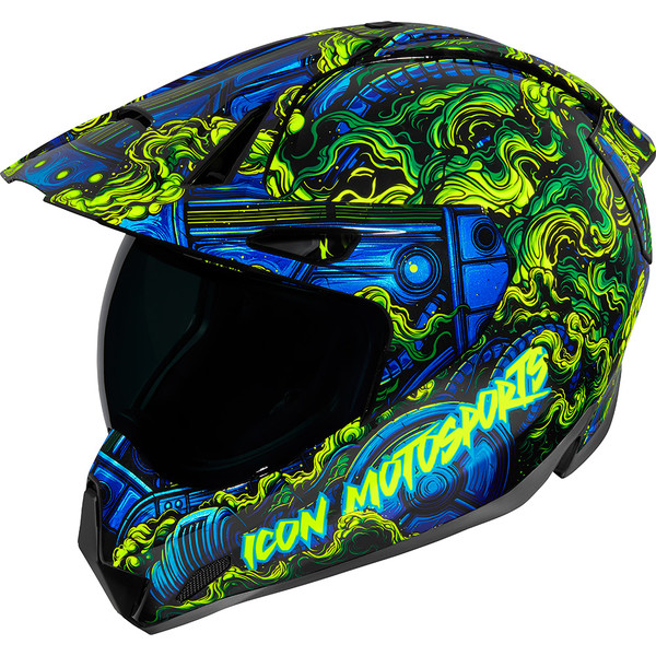 Icon - Casque Variant Pro Willy Pete™ Bleu / Vert