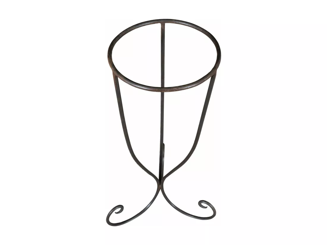 BISCOTTINI Support de Plantes - Fonte avec Finition Antique - Porte-Fleurs - Intérieur et Extérieur - Jardinière - Jardin - Salon - Salle à Manger - Présentoir - Décoratif - 75x30x30 cm
