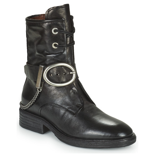 Airstep / A.S.98 - FLOWER BUCKLE - Noir