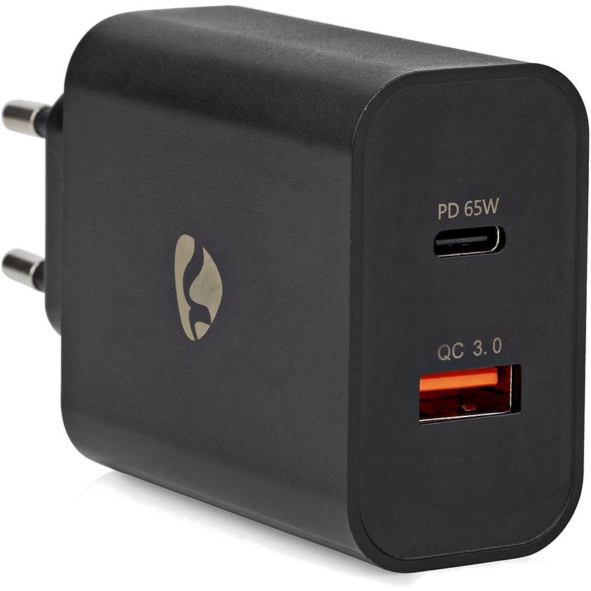 Nedis WCPD65W130BK USB Quick Charge-lader incl. USB-C Power Delivery