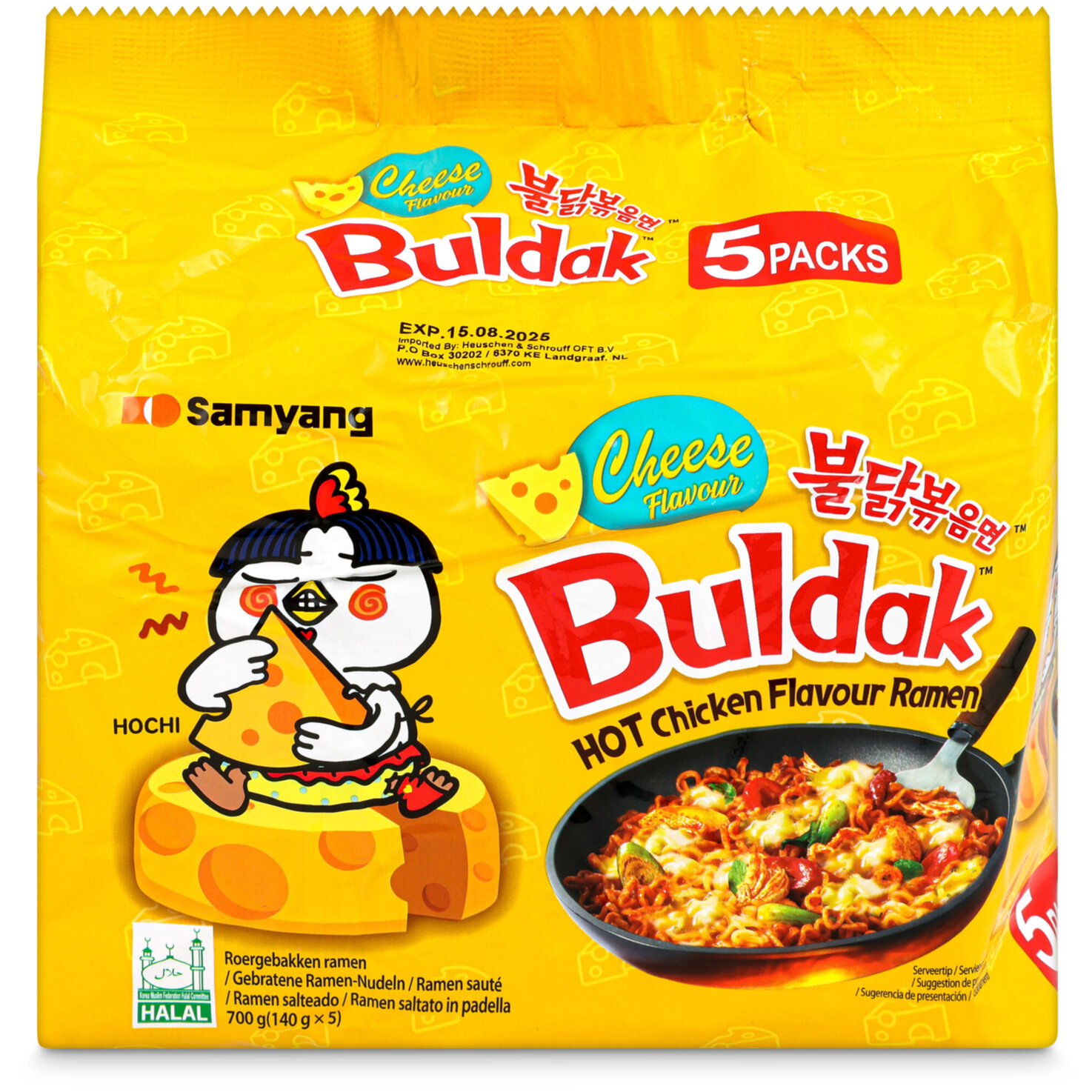 Buldak Hot Chicken Ramen Cheese 5x140g