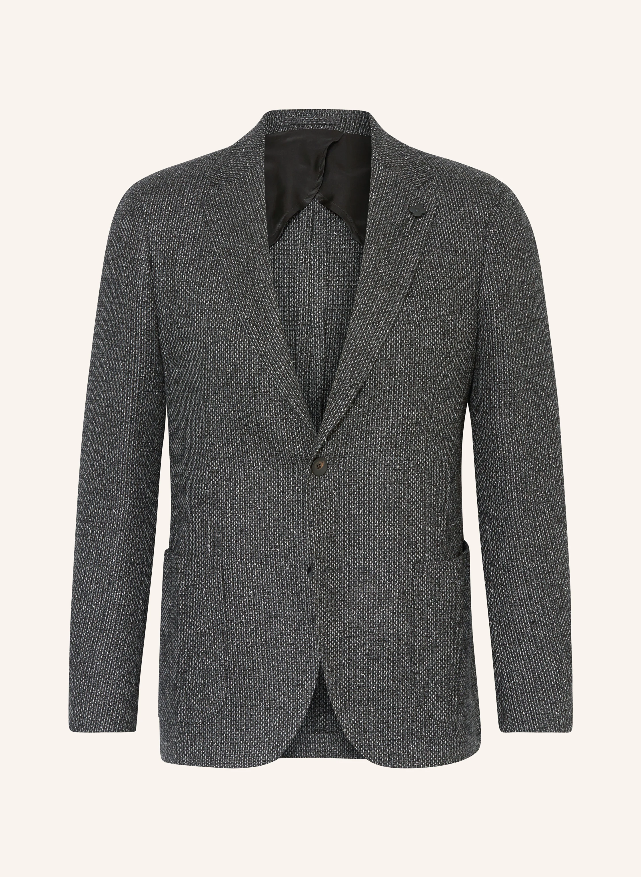 LARDINI Tweed-Sakko Extra Slim Fit mit Seide