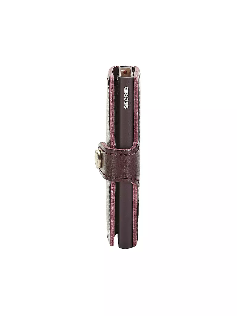 SECRID Geldbörse PREMIUM MINIWALLET DUSK Bordeaux dunkelrot