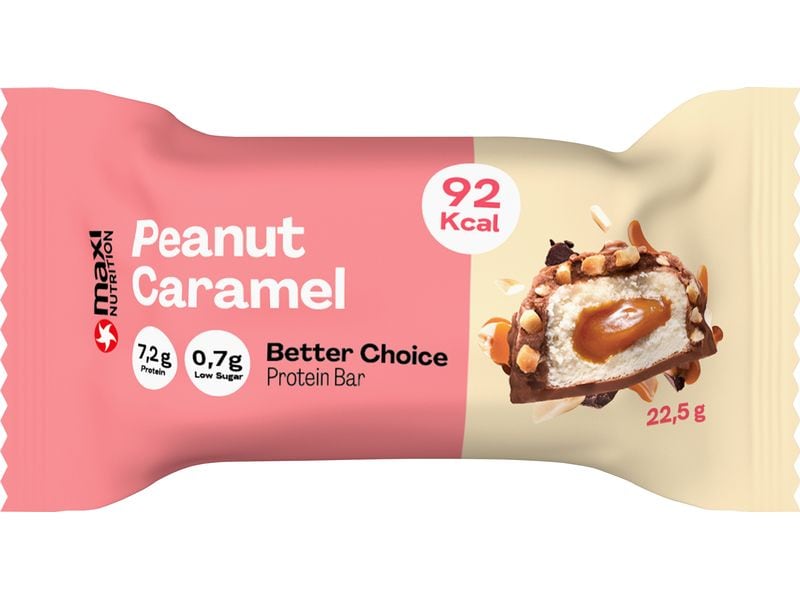 Maxi Nutrition Riegel Better Choice Peanut Caramel, 15x 23g Proteinriegel