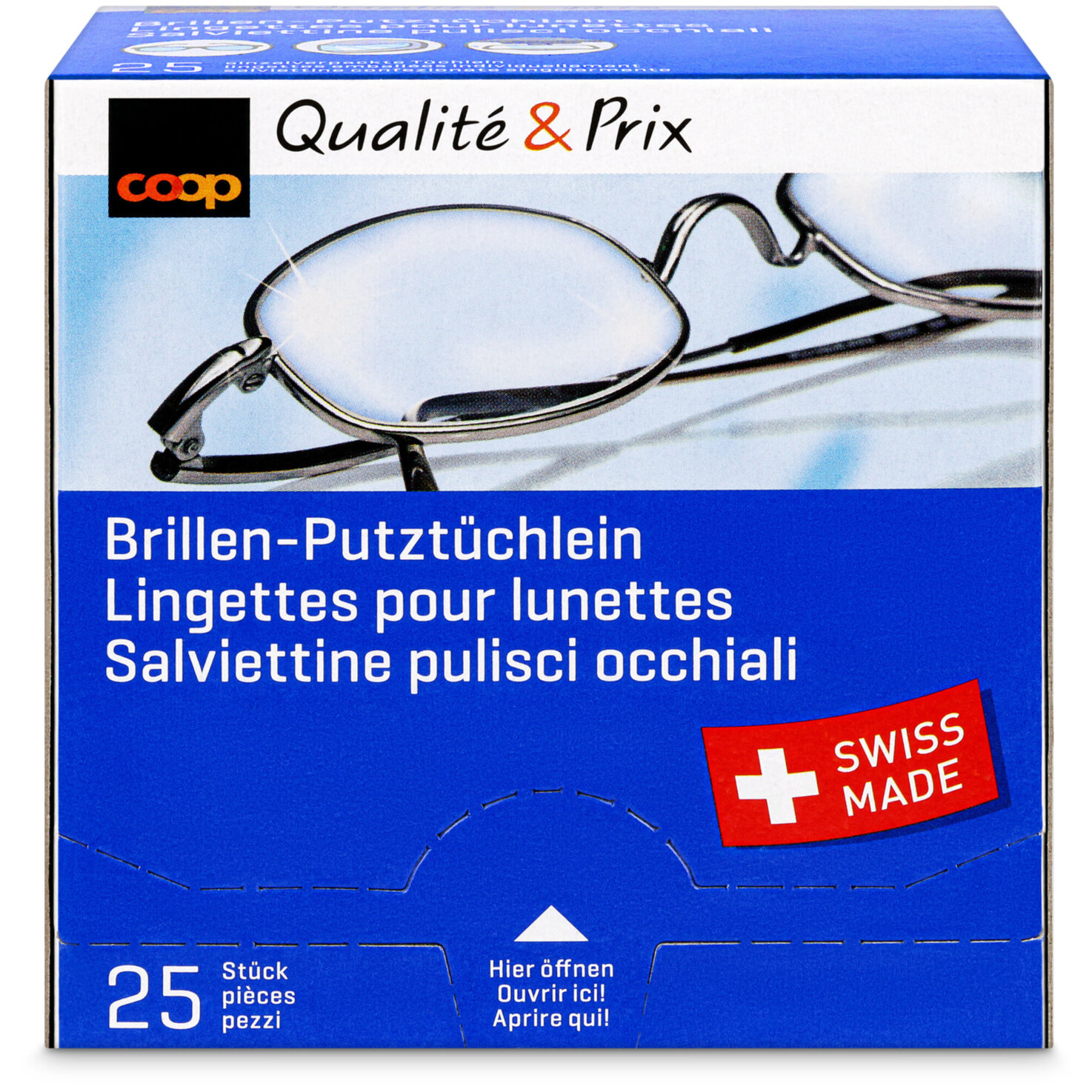 Super Clean Brillenputztüchlein 25 Stück