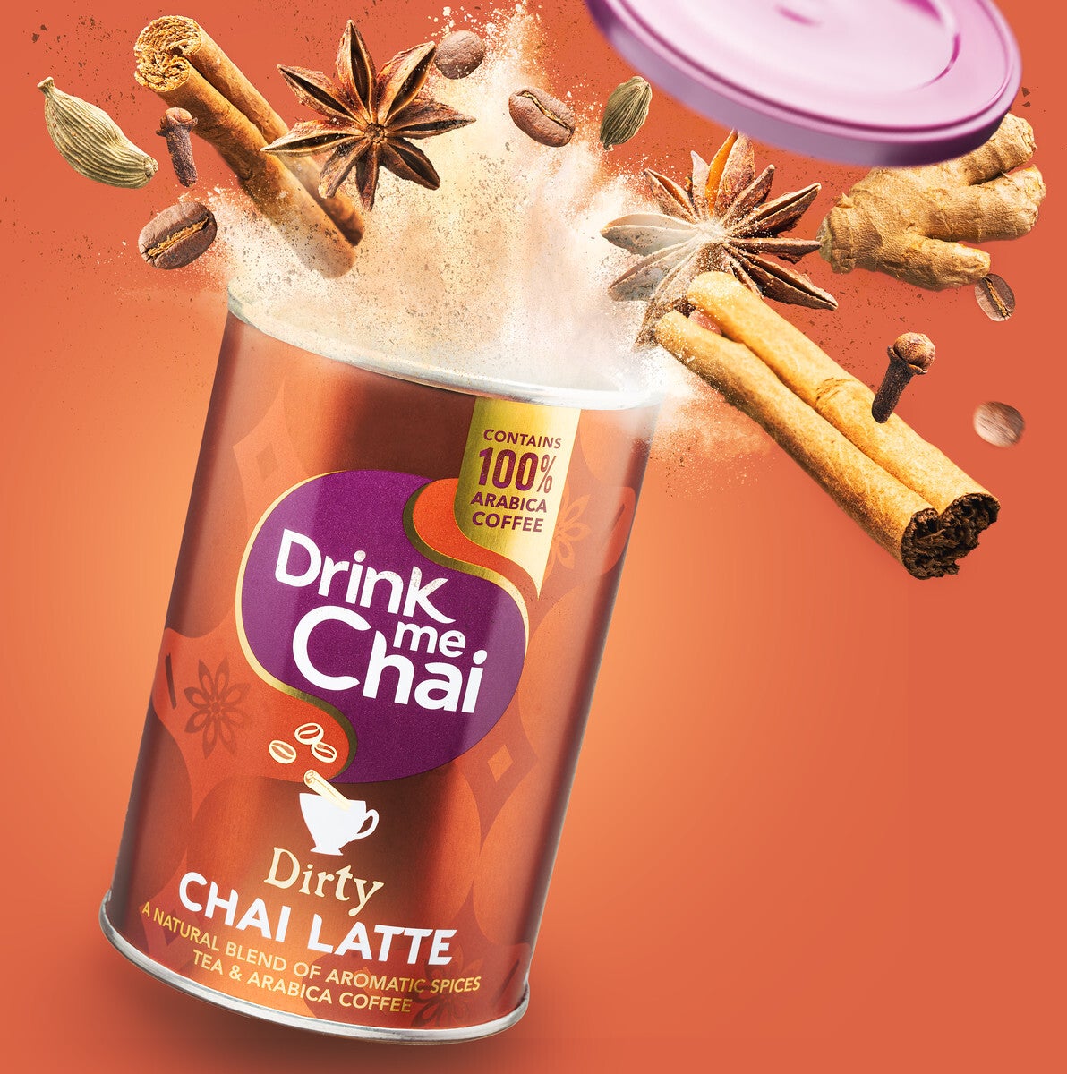 Drink Me Chai Dirty chai latte bus 200 gr
