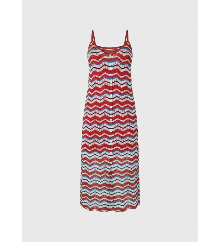 Vestido vermelho Frida da Pepe Jeans
