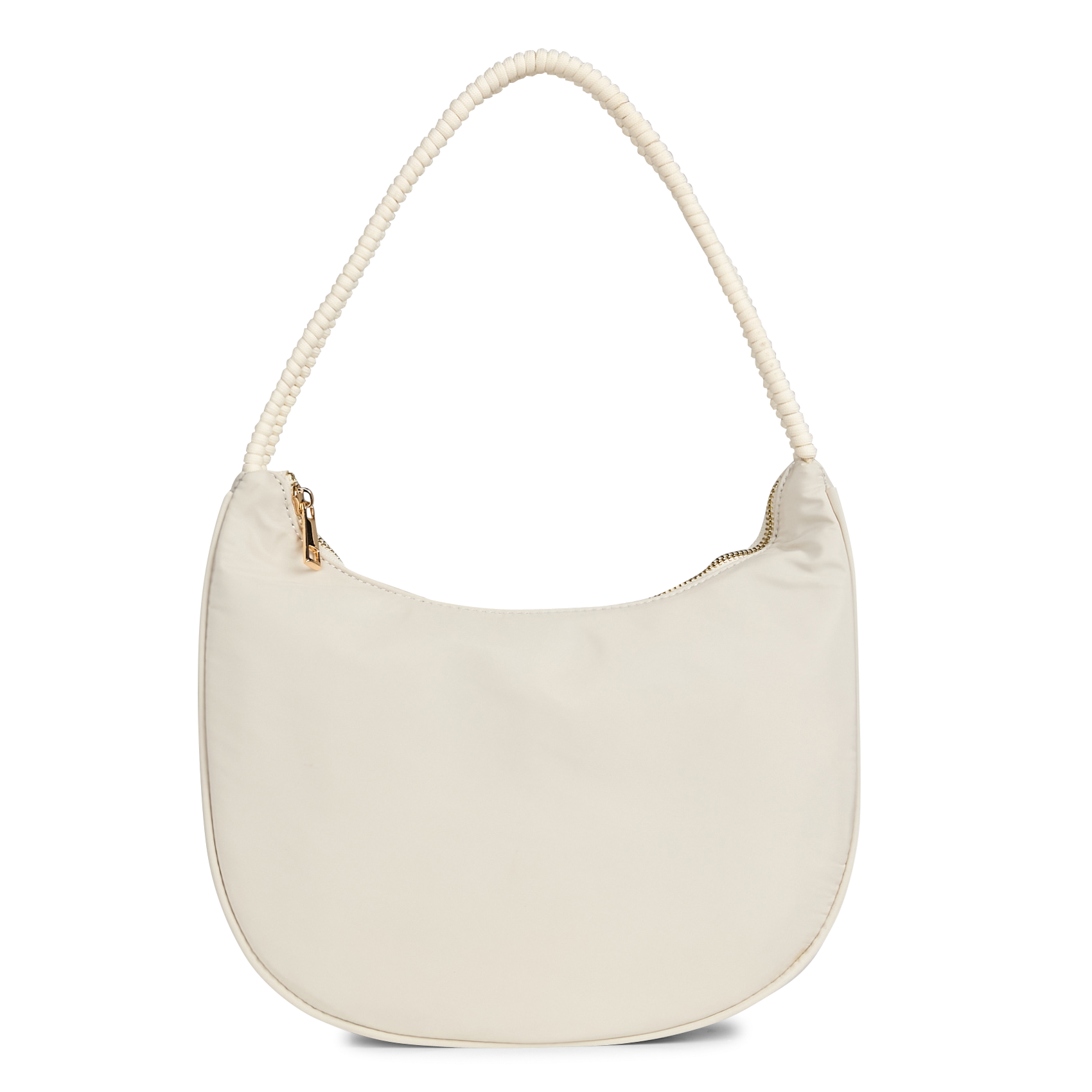 Sac épaule en nylon | Blanc