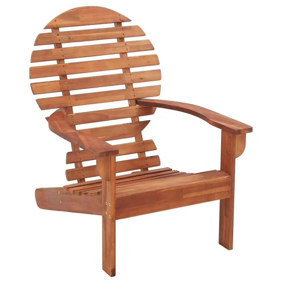 vidaXL - Tuinstoel - Bruin - Hout