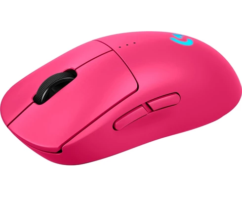 Logitech Pro 2 Lightspeed Mouse - Magenta