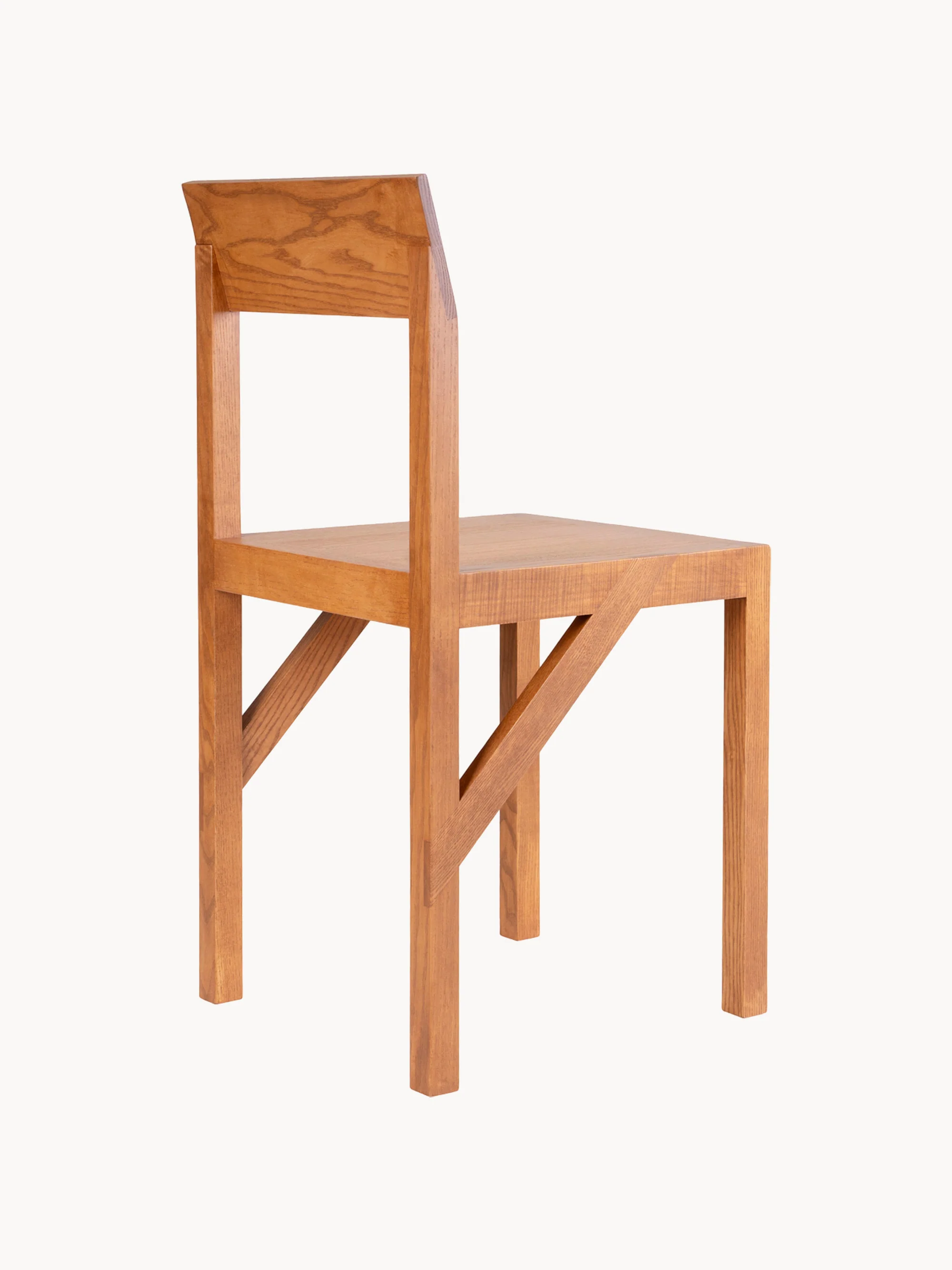 Eetkamerstoel Bracket van essenhout