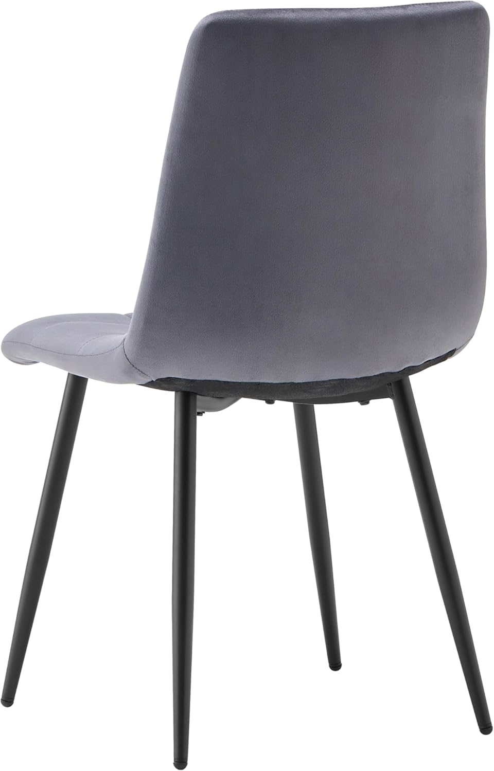 Esszimmerstühle Essstühle Samtbezug Polsterstuhl Esszimmer Stuhl Milano 4er-Set GRAU 521252