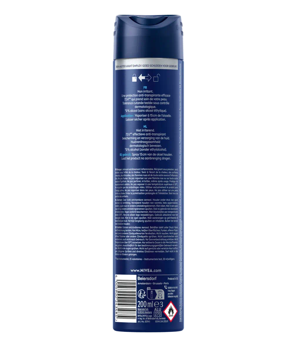 DÉODORANT ANTI-TRANSPIRANT 72H HOMME SPRAY PROTECT & CARE