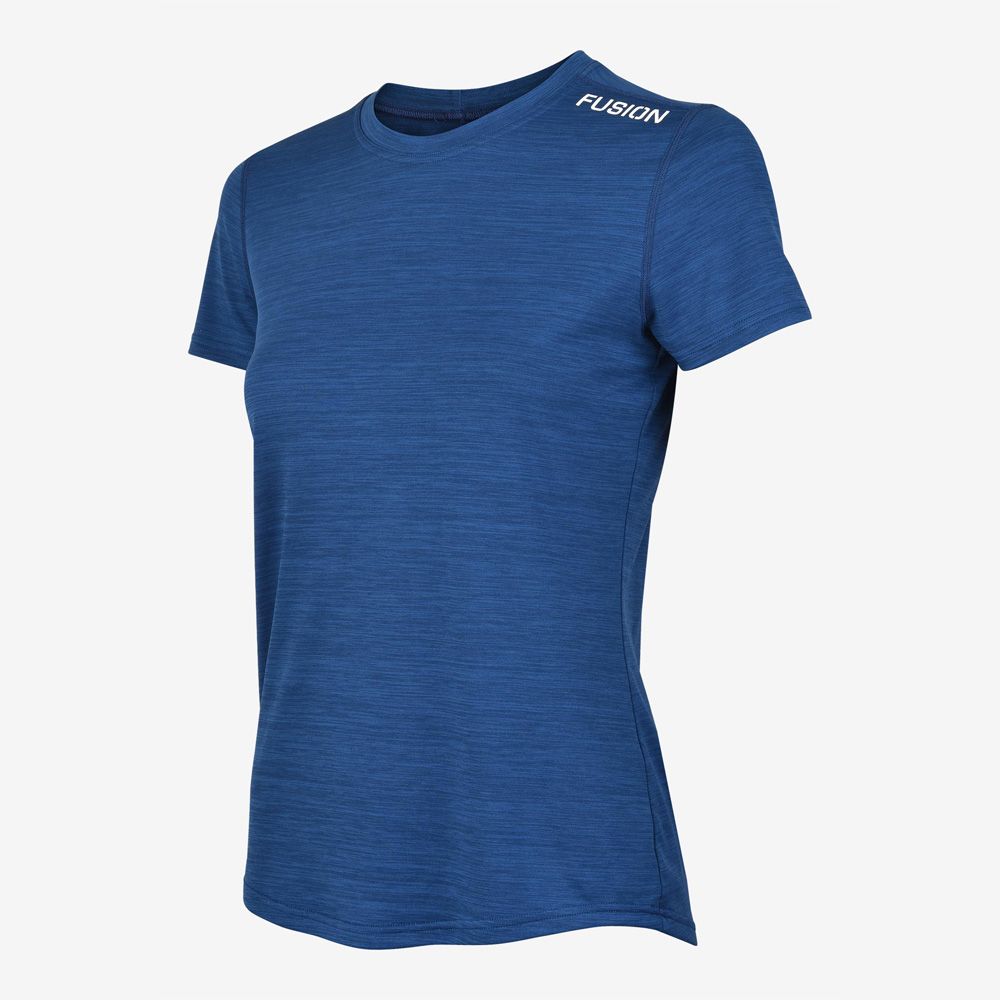 fusion c3 loebe t shirt dame 243 0274 night blue