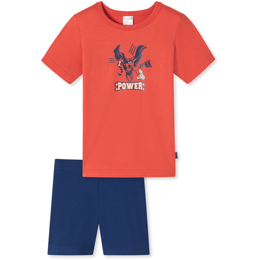Schiesser Pyjama Natural Love Organic Cotton rot