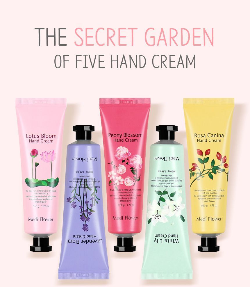 MediFlower - De geheime tuin van vijf handcrèmeset