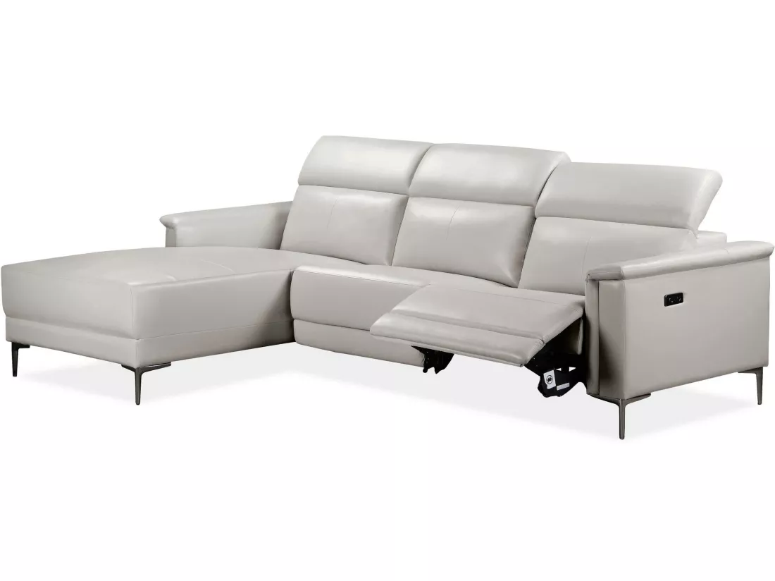 Lund 3S 1 fauteuil inclinable L Électrique Crème
