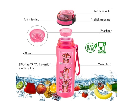 FLYWEIGHT - Gourde pour enfants - lyseren - 600 ml - sans bpa - infuseur...
