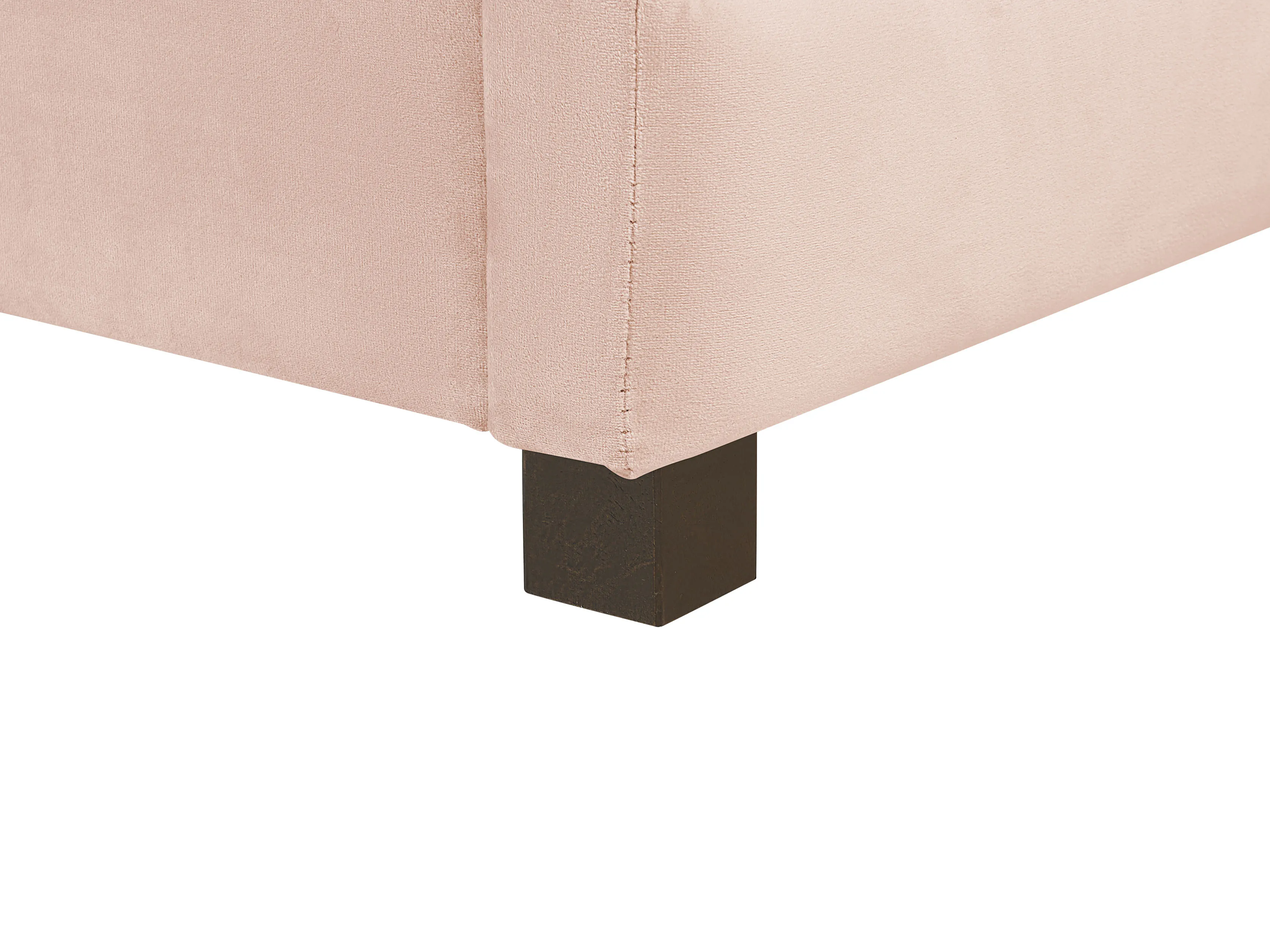 Bedbank met opbergruimte Fluweel MARRAY 90 x 200 cm Pastelroze