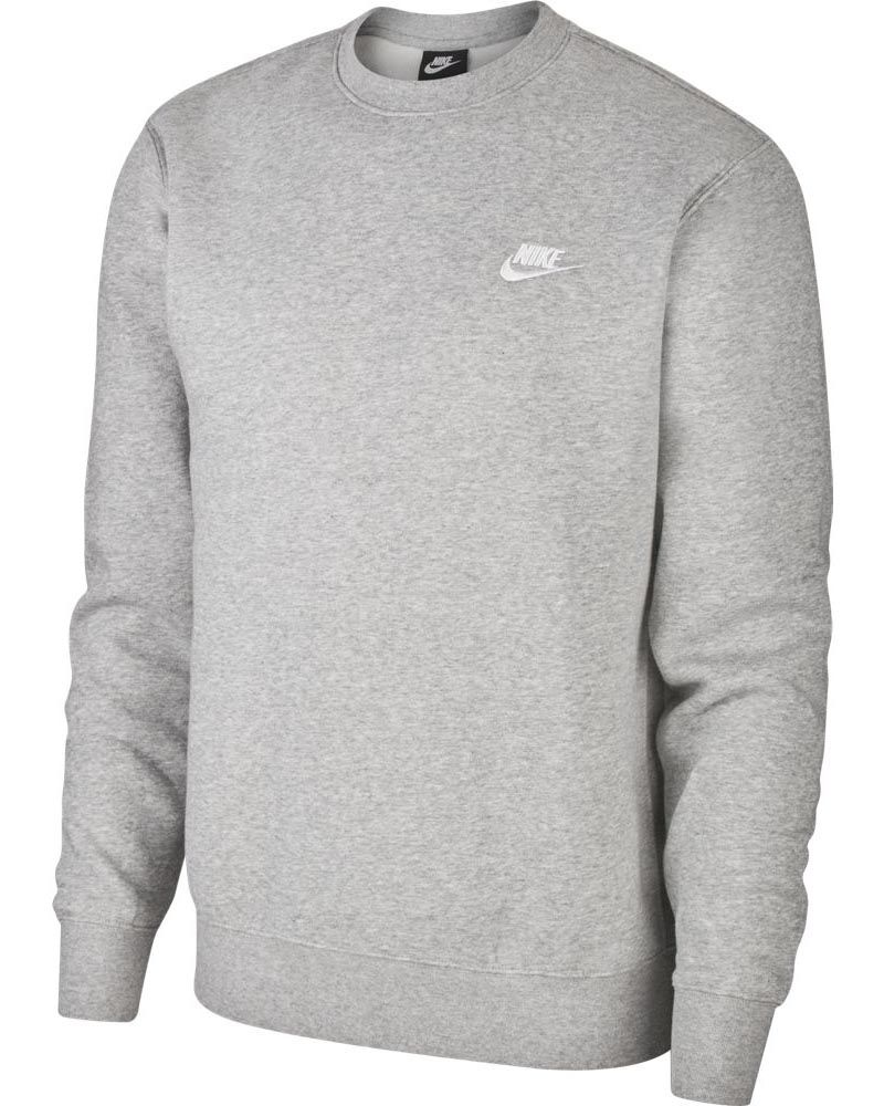 Sweat-shirt Nike Sportswear Club Fleece Gris pour homme
