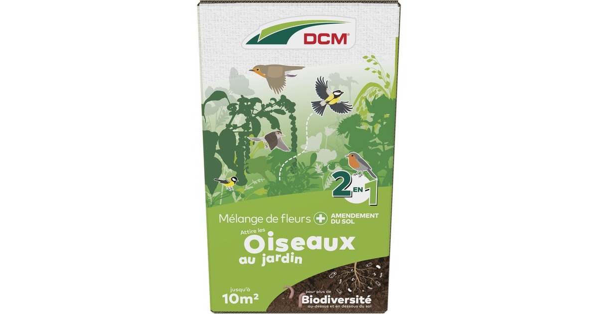 DCMBloemenmengsel Tuinvogels 0,530 kg zaden  (Tot 10 m²)