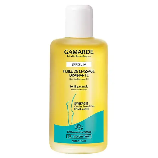 Óleo de Massagem Drenante Orgânico Gamarde Effislim 200ml