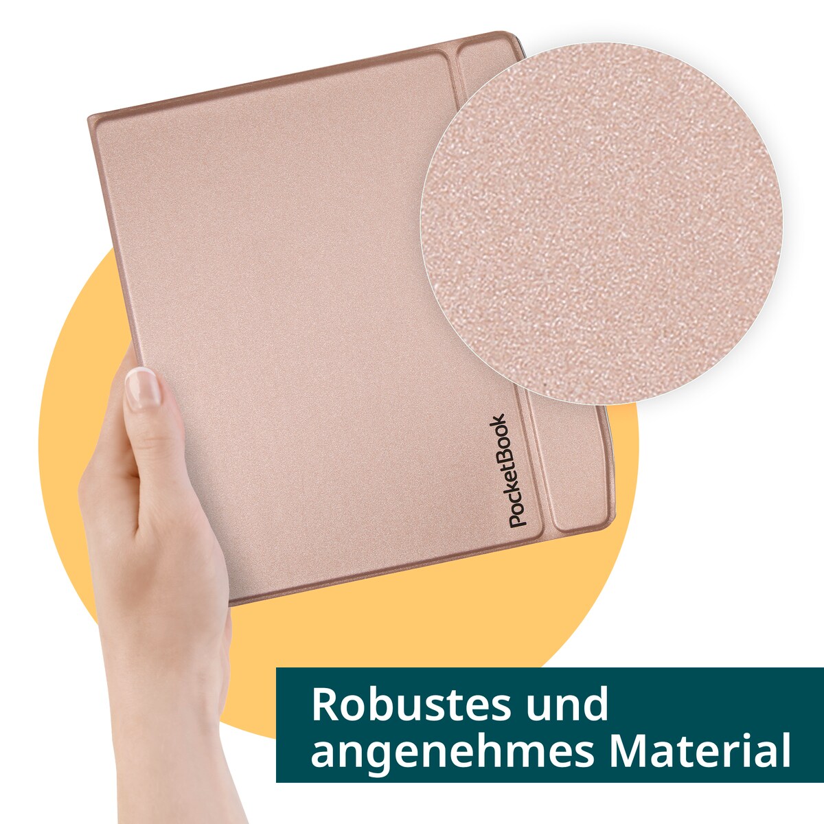Pocketbook Flip Cover - Shiny Beige 7