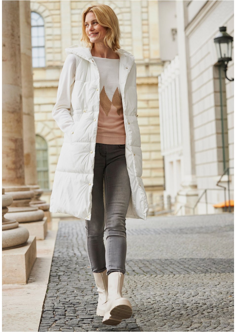 Pull avec motif losanges