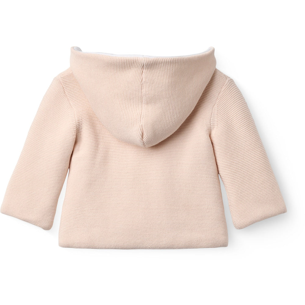 Køb COPENHAGEN COLORS Soft Pink W Cream Bomuld Baby Jakke W. Hætte