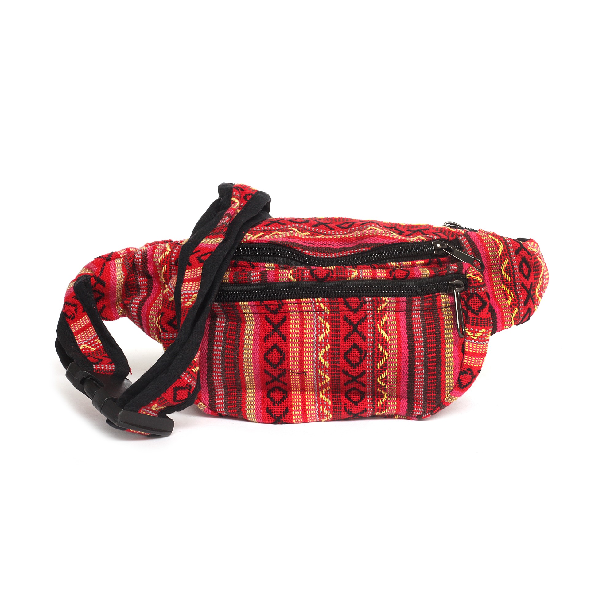 Gürteltasche Nepalstyle 'Taculli', rot, 100% Baumwolle günstig bestellen